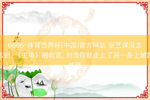 6686·体育世界杯(中国)官方网站 张艺谋没念念到， 《主角》刚收官， 刘浩存就走上了另一条上坡路